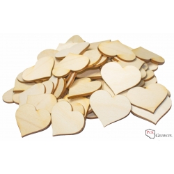 Serca obłe 5cm 50szt. A802